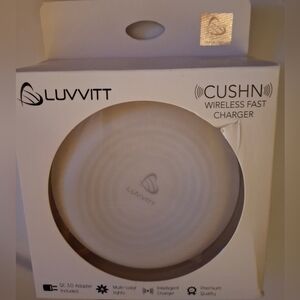 LUVVITT CUSHN Wireless Fast Charger With LED Multi-Colored Lights